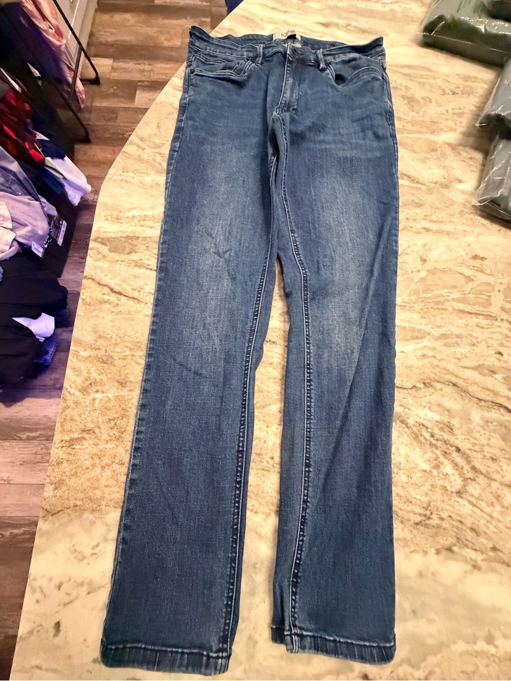 Reaction Kenneth Cole Men’s Jeans 32x32 Medium Wash Straight Leg Denim